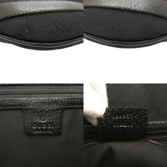 GUCCI Black Leather Shoulder Bag - Picture 9 of 9